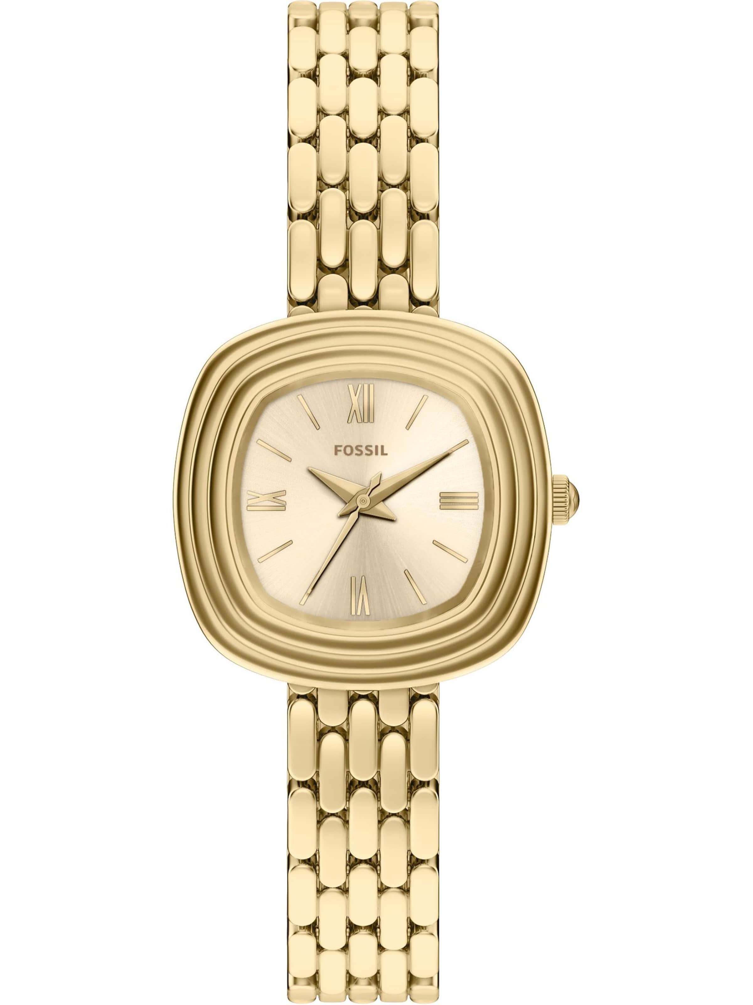 FOSSIL Analog klocka 'Genevieve' i guld: framsida