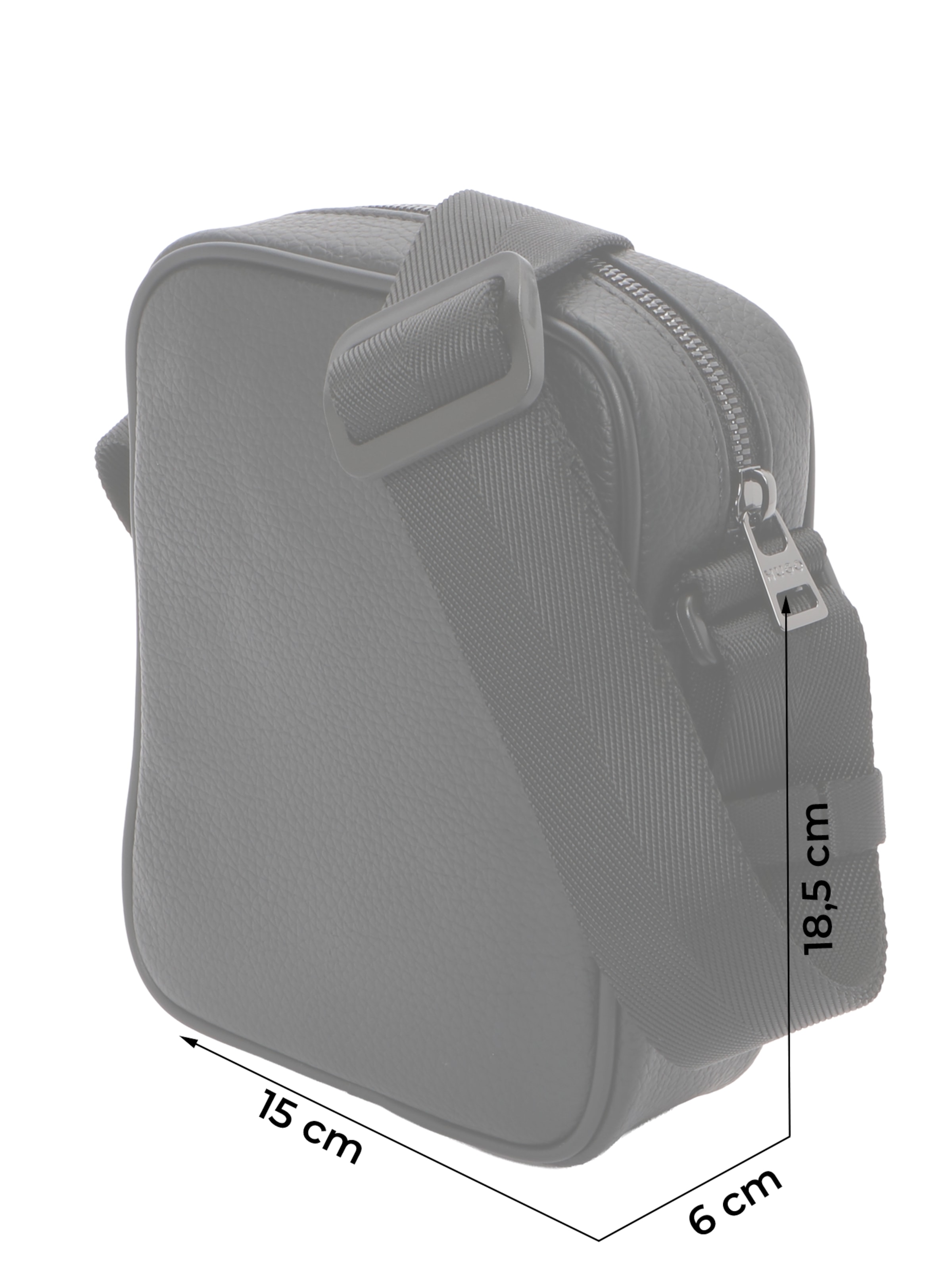 HUGO - Bolso de hombro 'HUKE' en negro