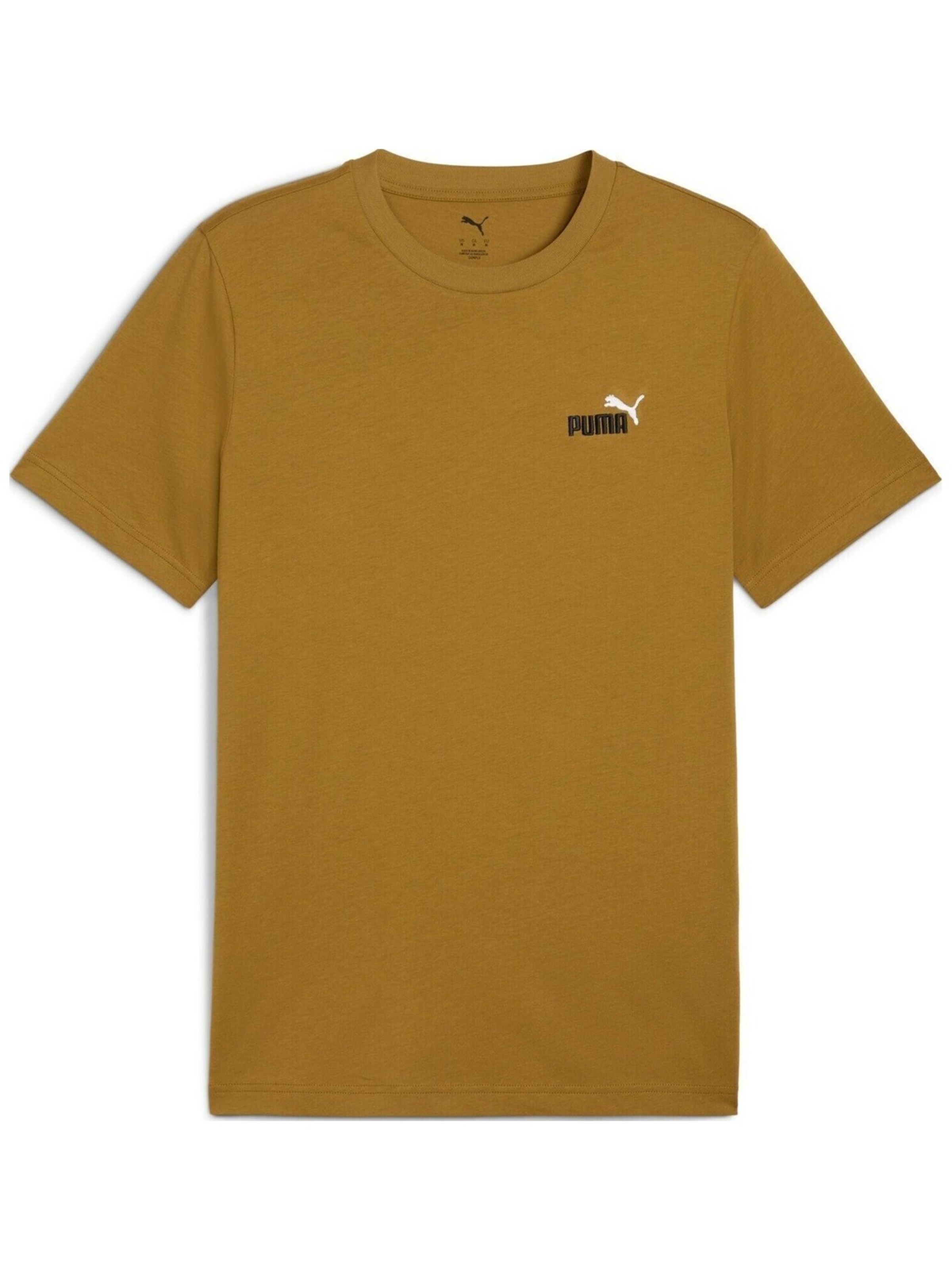 Maglietta 'Puma Ess 2 Color Small No. 1 Logo Tee' in M PUMA di colore marrone, Visualizzazione prodotti