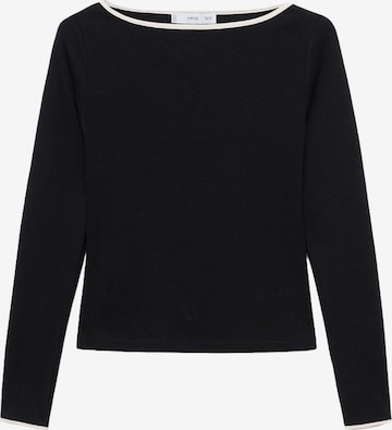 MANGO Shirt 'PORTA' in Black: front