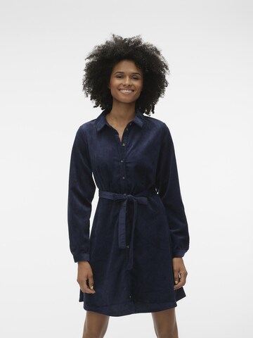 VERO MODA Jurk 'NINA' in Blauw: voorkant