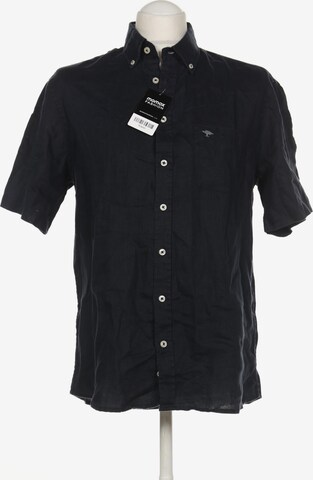 FYNCH-HATTON Button Up Shirt in M in Blue: front