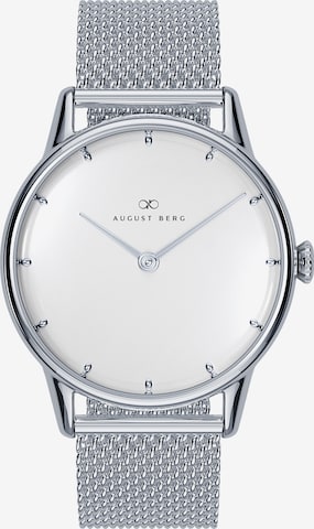 August Berg Uhr 'Serenity' in Silber: predná strana