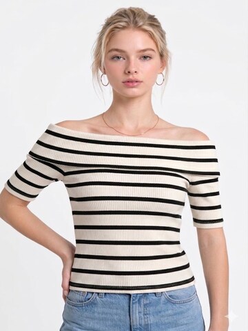 Alexa Dash Pullover in Beige: Vorderseite