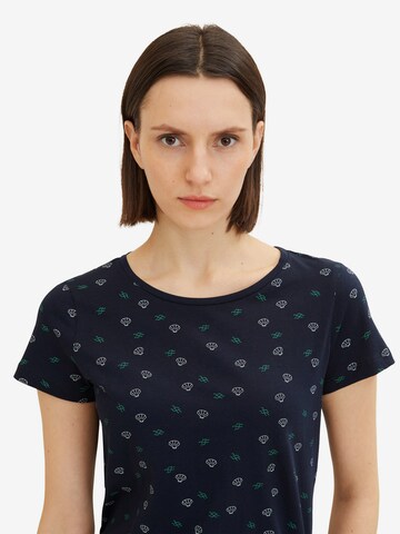 TOM TAILOR T-Shirt in Blau