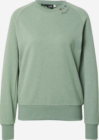 Ragwear Sweatshirt 'FLORA' in Green: front