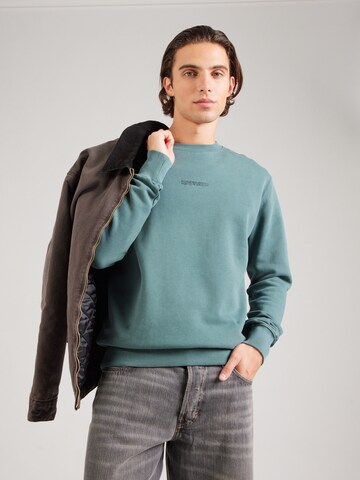 Superdry Свитшот в Зеленый: спереди