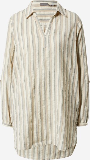 Fransa Bluzka 'COY' w kolorze piaskowy / szary / białym, Podgląd produktu