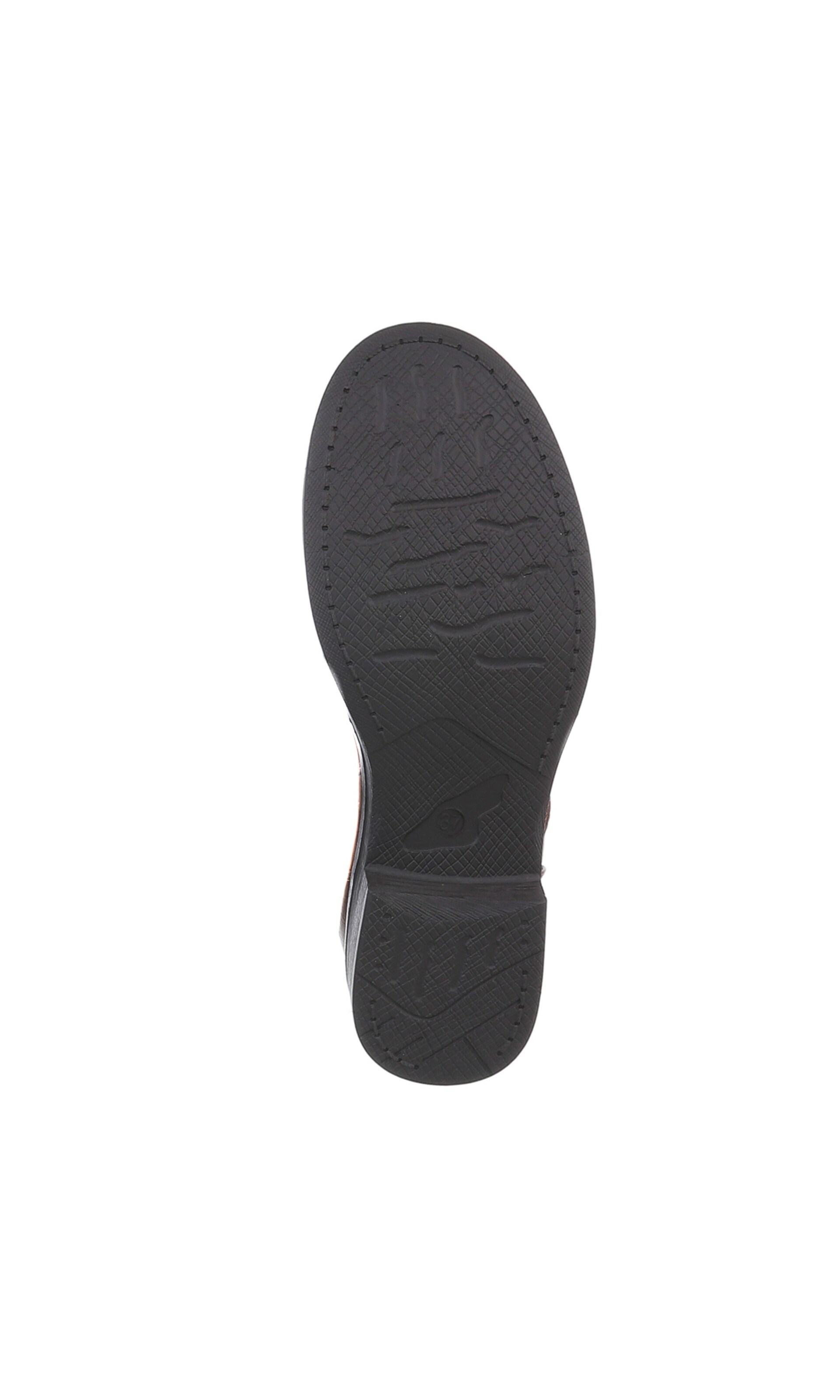 Ital-Design Schnürstiefelette in Schwarz