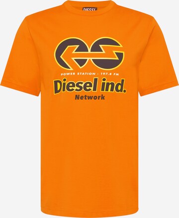 T-Shirt 'JUST' DIESEL en orange : devant