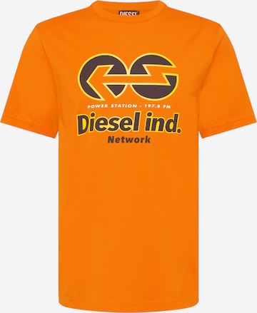 DIESEL Shirt 'JUST' in Orange: front