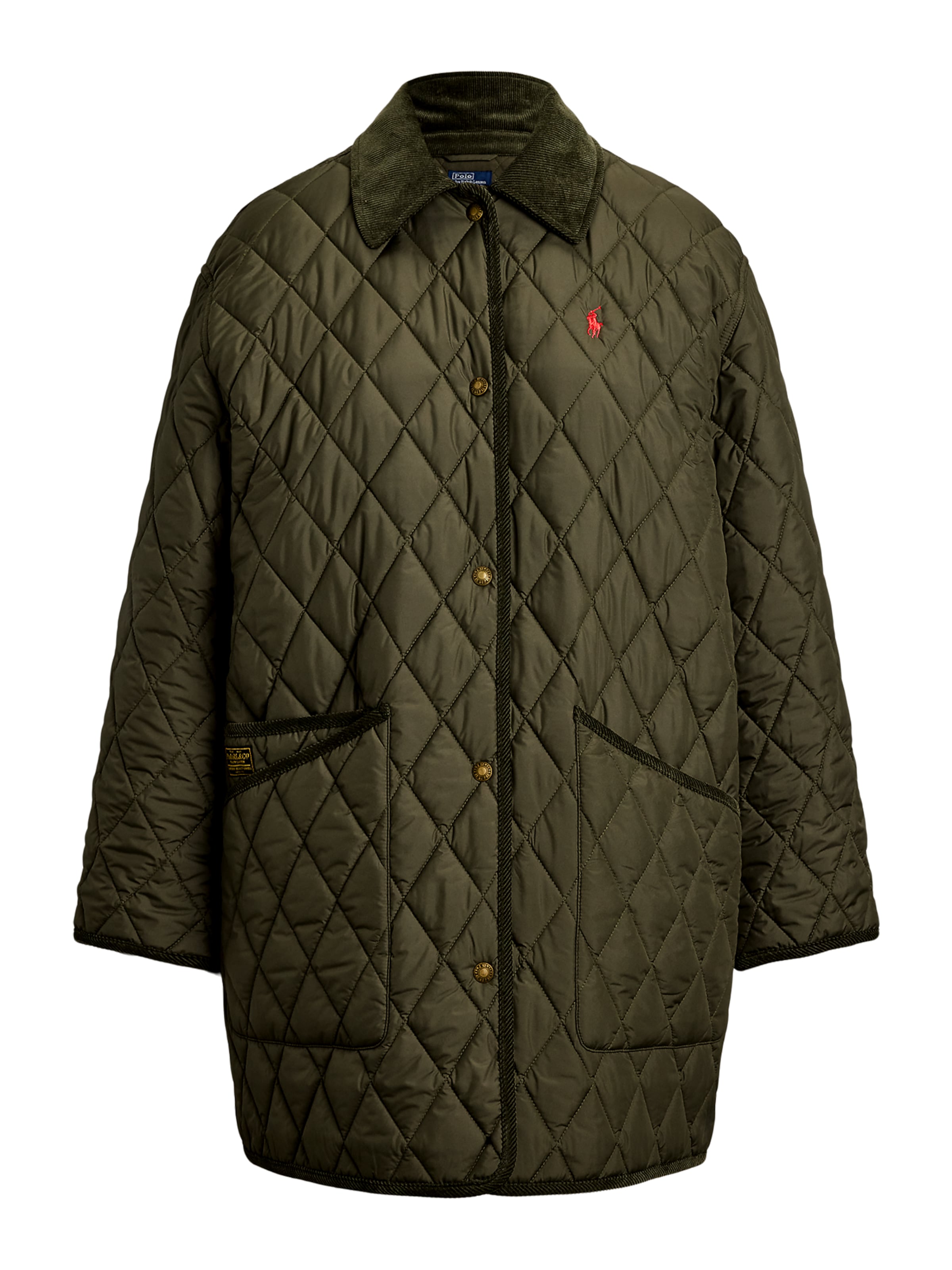 Polo Ralph LaurenPrijelazna jakna - zelena boja: prednji dio