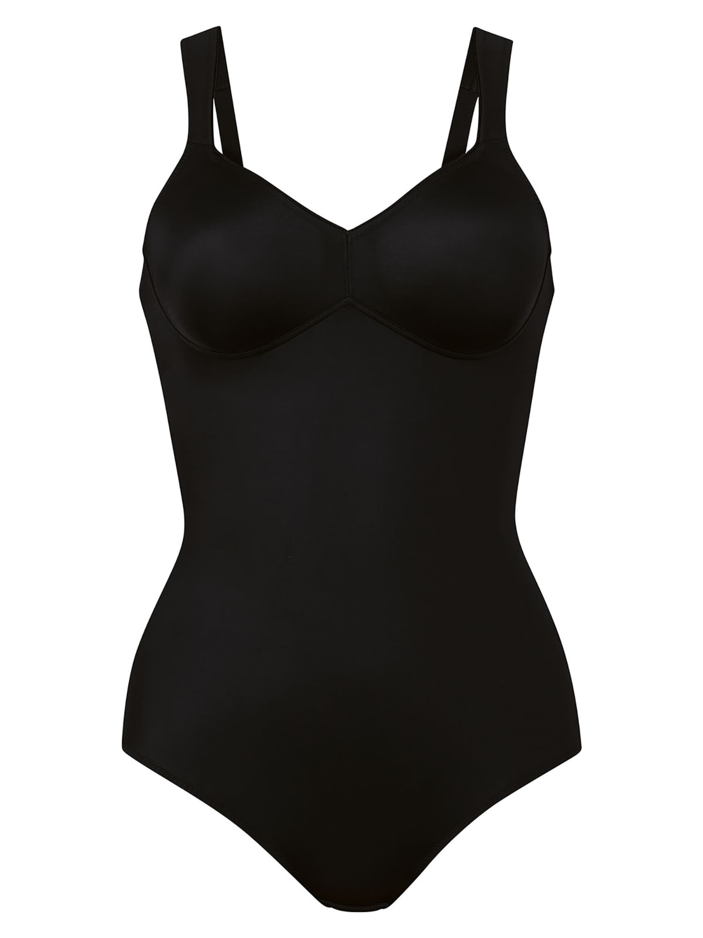 ANITA Bodysuit 'Twin' in Black: front