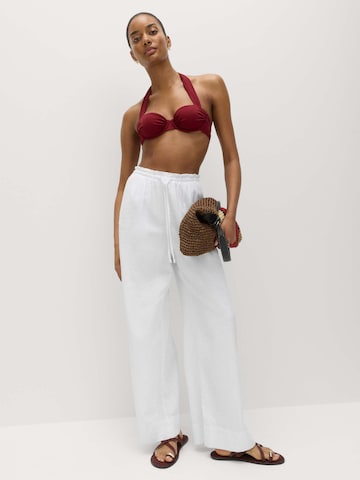 Marks & Spencer Wide leg Broek in Wit
