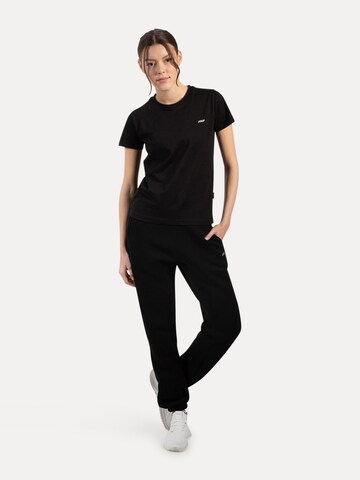 Effilé Pantalon Smilodox en noir