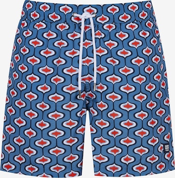 Mey Board Shorts 'Serie Damask' in Blue: front