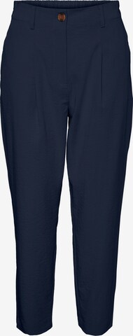 VERO MODA Loose fit Pleat-Front Pants 'Haily' in Blue: front