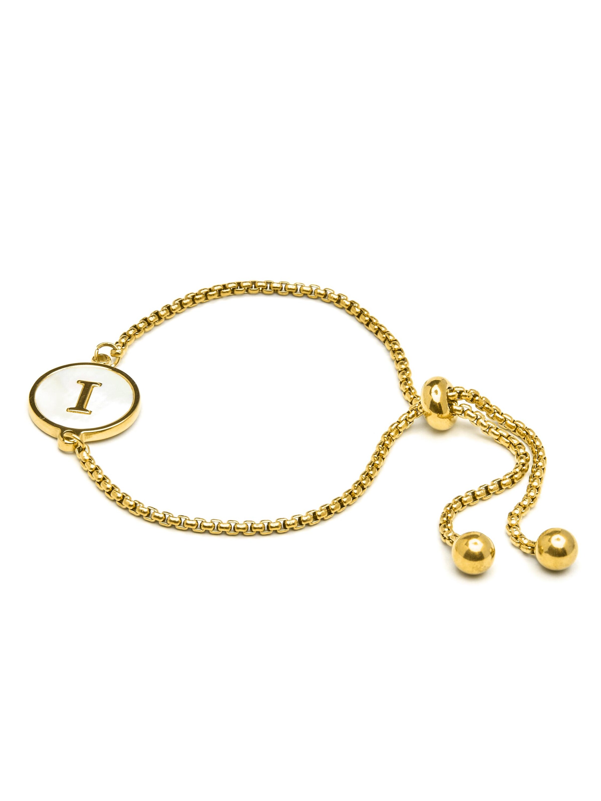 Luxenter Armbånd 'Alphabet' i guld