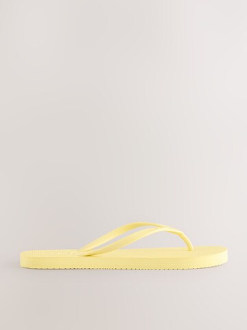 Tongs Next en jaune