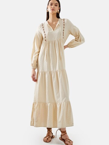 Koton Dress in Beige: front