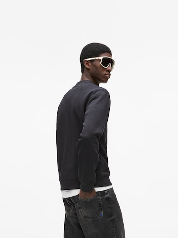 KARL LAGERFELD JEANS Majica 'Monogram' | črna barva