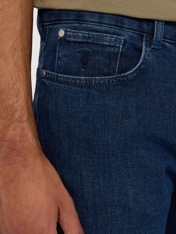 Coupe slim Jean Trussardi en bleu