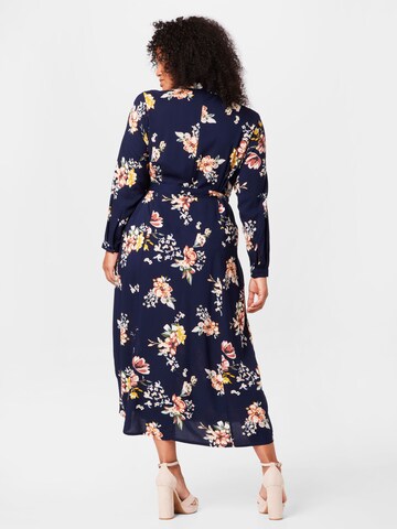 ABOUT YOU Curvy Shirt Dress 'Aurelia' in Blue