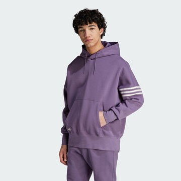 Sweat-shirt 'Neuclassics ' ADIDAS ORIGINALS en violet : devant