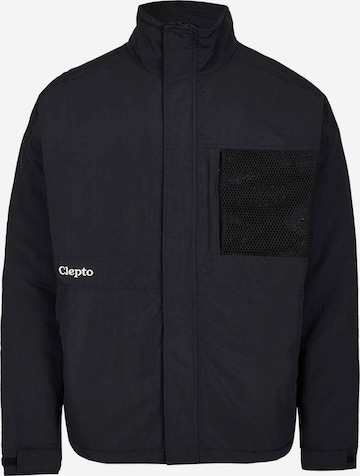 Cleptomanicx Jackets 'Square' in Schwarz: predná strana