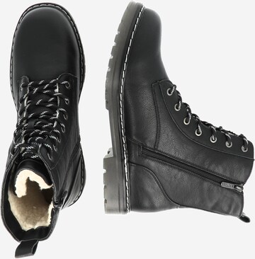 MUSTANG Lace-Up Boots in Black