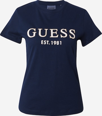 GUESS Shirt 'NYRA' in Blue: front