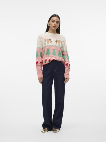 VERO MODA Pullover in Pink