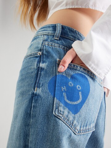 Wide Leg Jean 'Gamala_B' HUGO en bleu