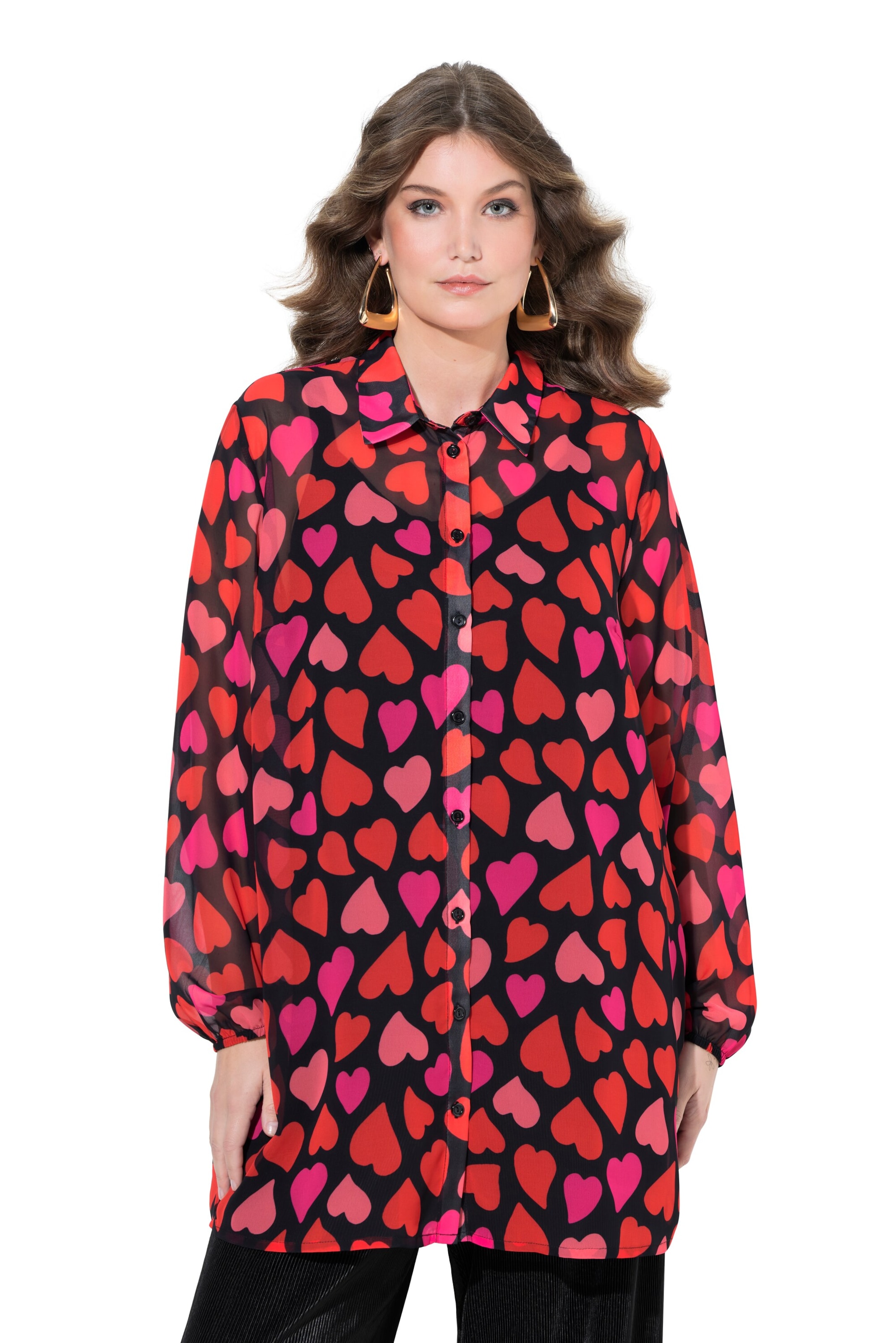 MIAMODA Bluse in Schwarz: Vorderseite