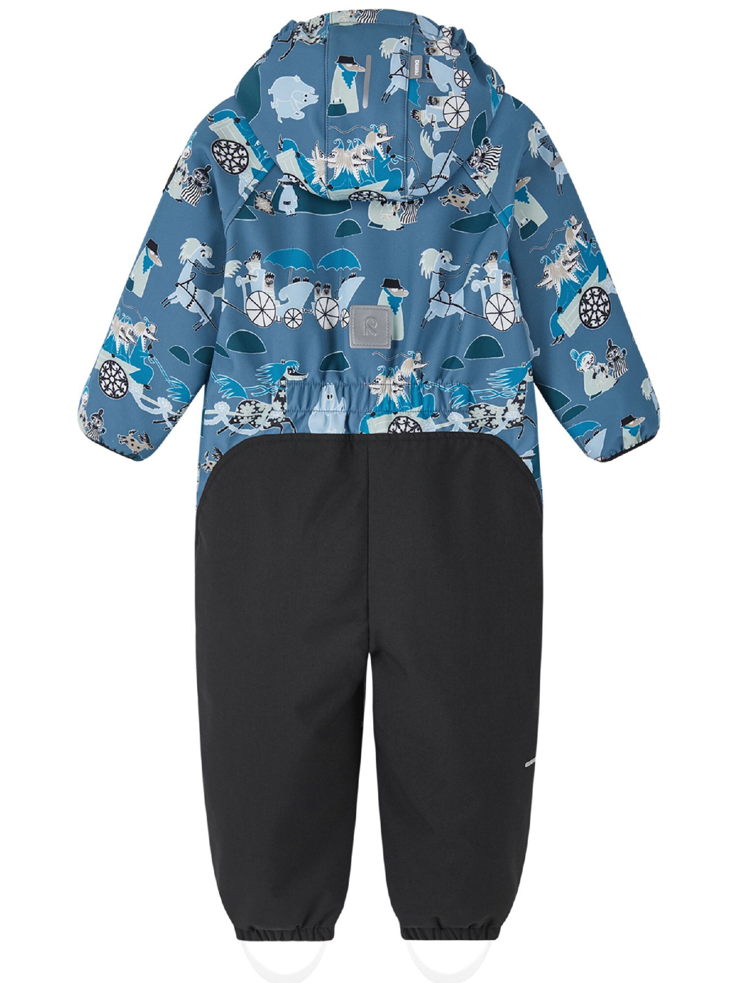 Reima Softshell Overall ' Moomin Mjosa ' in Blau