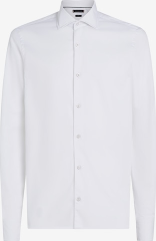 TOMMY HILFIGER Button Up Shirt in White: front