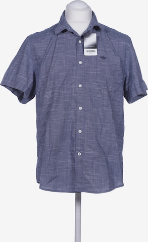 Dockers Button Up Shirt in L in Blue: front