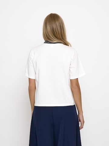 Haut 'Sully' Peppercorn en blanc