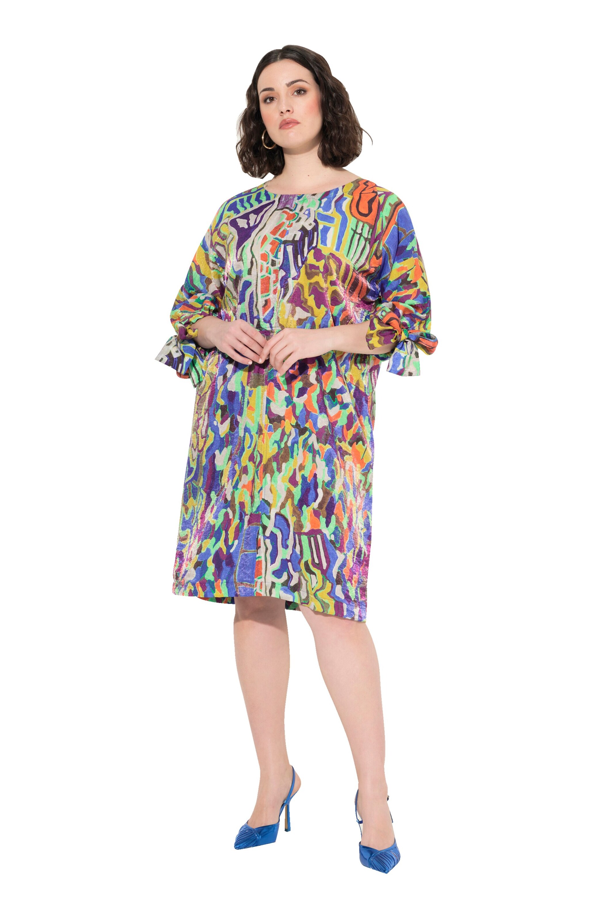 Ulla Popken Dress in Mixed colours: front