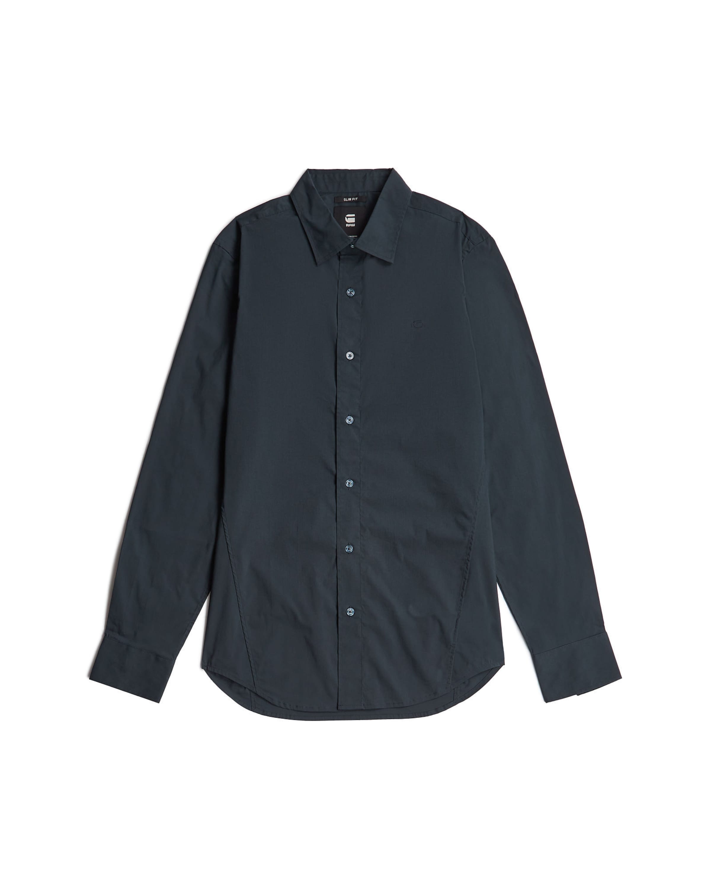 G-STAR Úzky strih Košeľa 'Uniform' - Modrá: predná strana