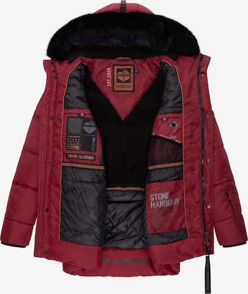 STONE HARBOUR - Chaqueta de invierno 'Mironoo' en rojo