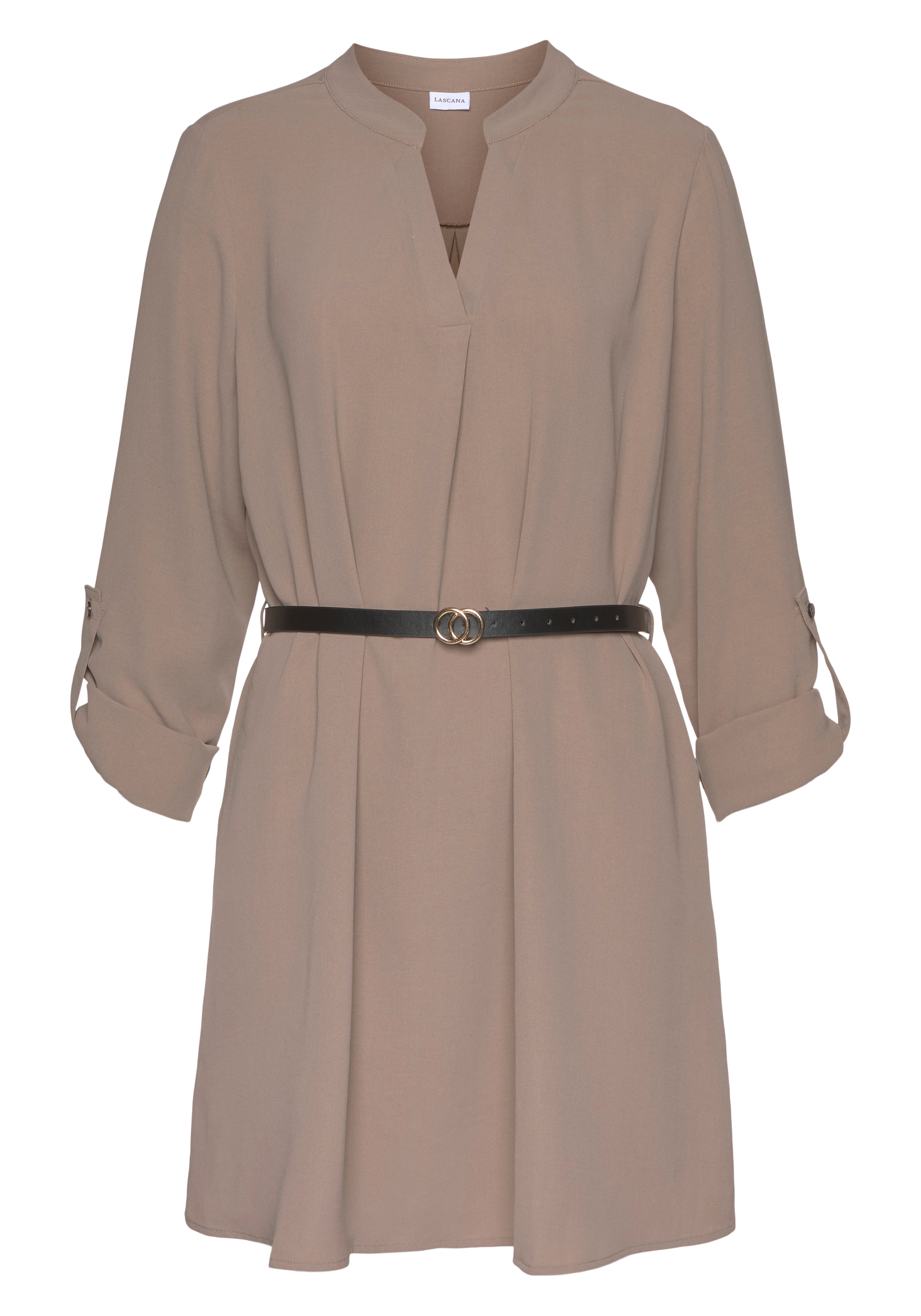 LASCANA Bluse in Beige: Vorderseite