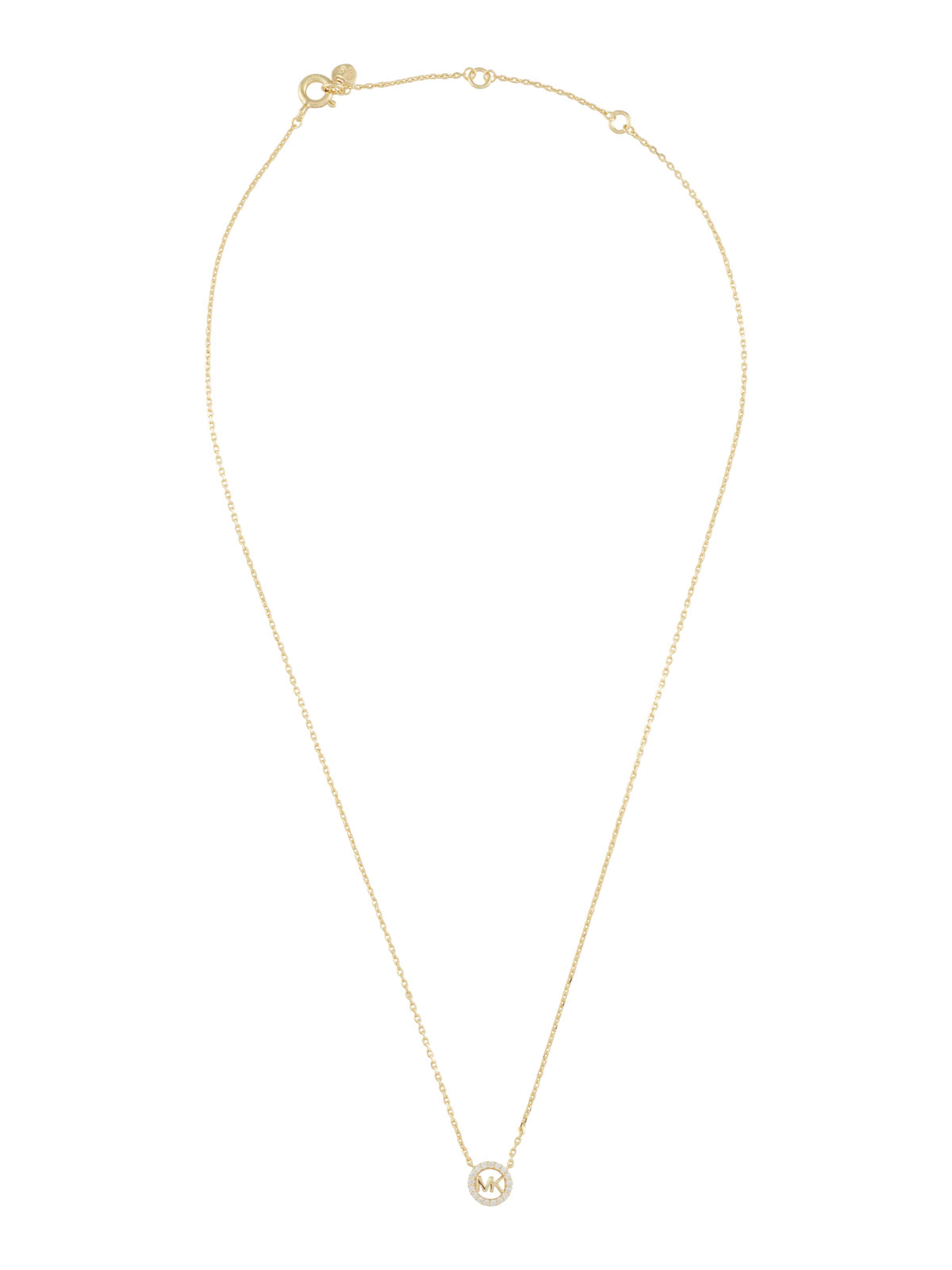Chaîne MICHAEL Michael Kors en or : devant