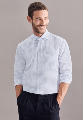 SEIDENSTICKERRegular Fit Poslovna košulja - plava boja: prednji dio