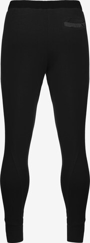 PUMA Tapered Workout Pants 'TeamFinal 21' in Black