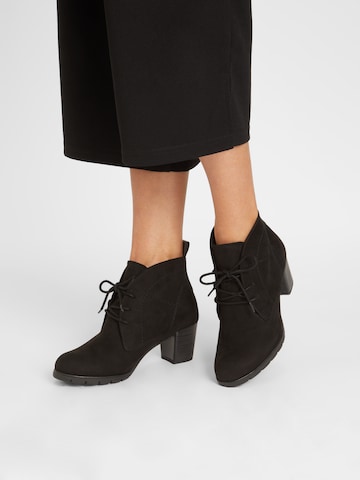 MARCO TOZZI Lace-up bootie in Black: front