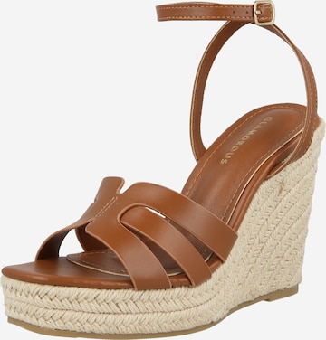 GLAMOROUSSandale s remenčićima - smeđa boja: prednji dio