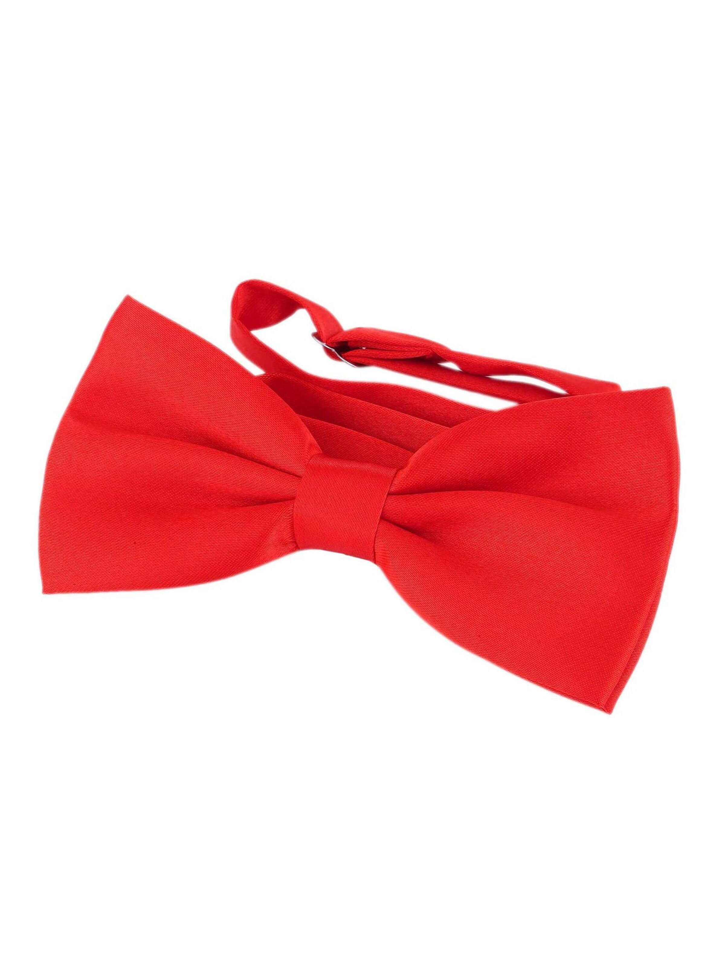 DonDon Bow Tie 'DonDon Edle nachtblaue Fliege Schleife mit Haken - bereits gebunden und verstellbar' in One size in Red, Item view