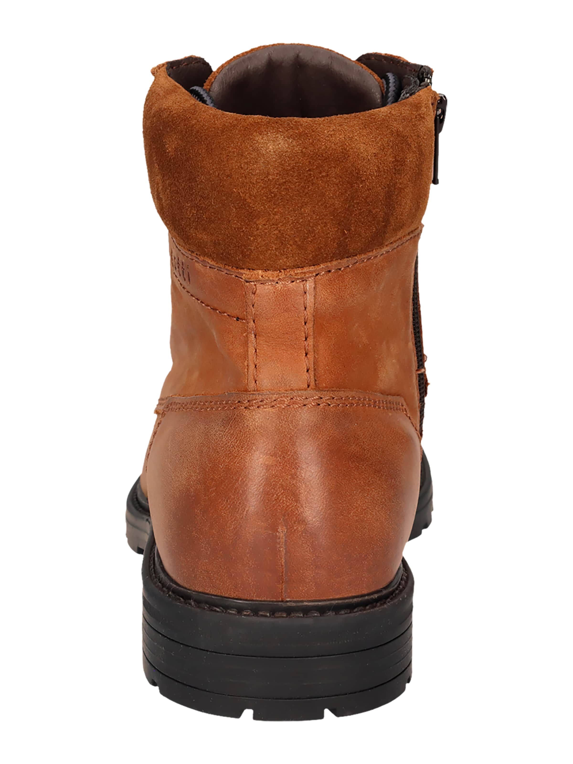 bugattiČizme na vezanje - smeđa boja