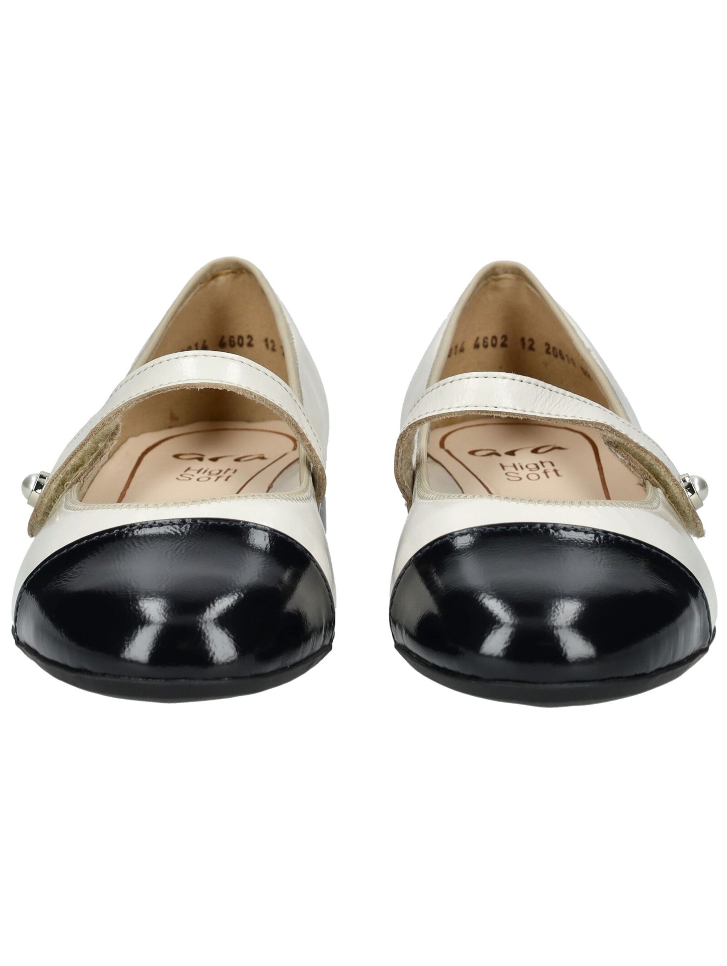 ARA Ballet Flats with Strap in Blue